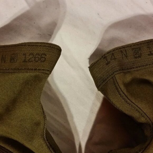 1960S BATA VIETNAM SPIKE PROTECTIVE COMBAT GREEN sz14N JUNGLE BOOTS 1966 SI 518 main image 12